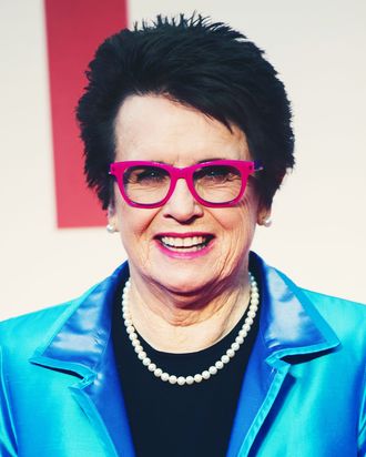 Billie Jean King.