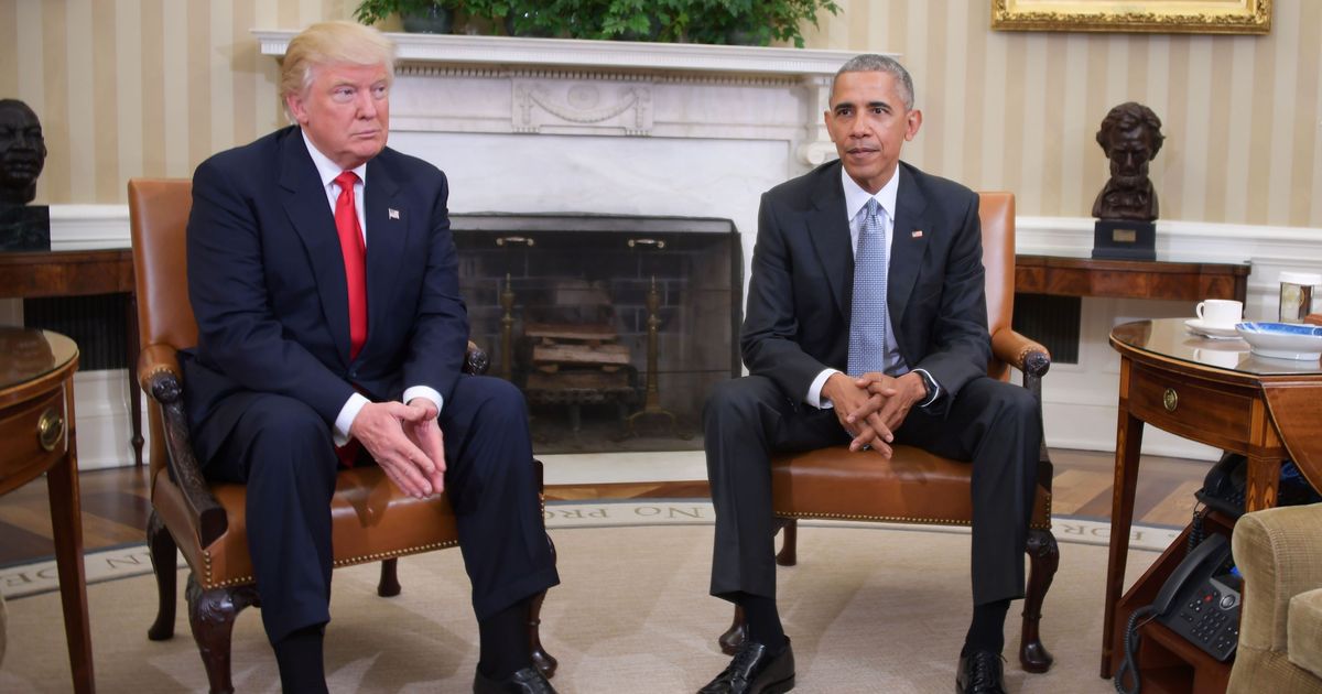 Obama and Trump Meet in The Oval Office for First Time