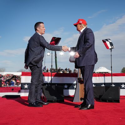 Former President Trump Holds A Campaign Rally In Ohio