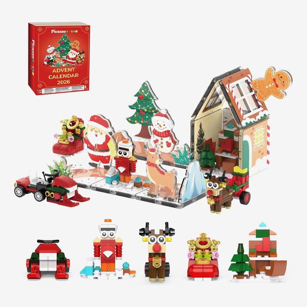 PicassoTiles Magnetic Tiles Building Brick Block Advent Calendar