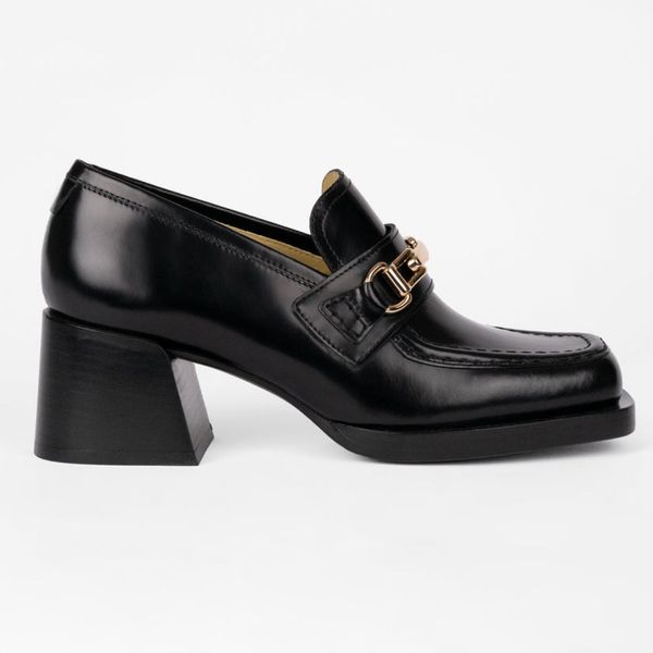 Labucq Kitty Extra Black Gold Loafers