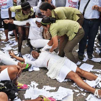 CUBA-UNREST-LADIES-IN-WHITE