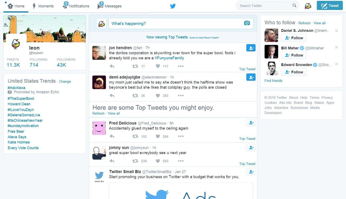 Reporter Falls for Hilarious Fake Screenshots of the New Twitter Timeline
