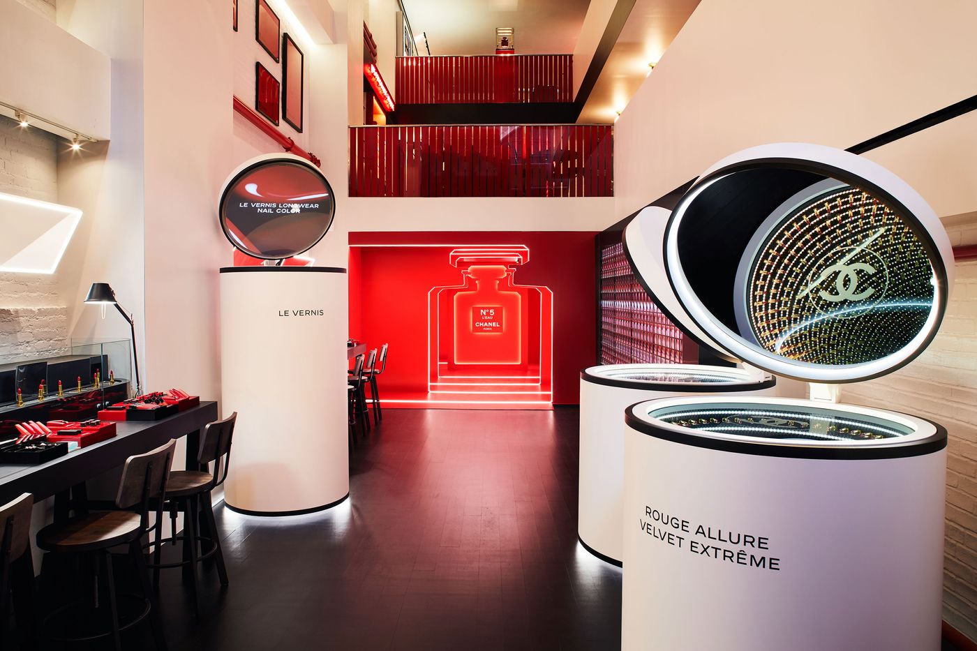 Paint the town red at the Le Rouge Chanel pop-up boutique in