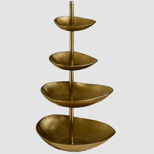 West Elm Organic Metal Jewelry Storage Tower