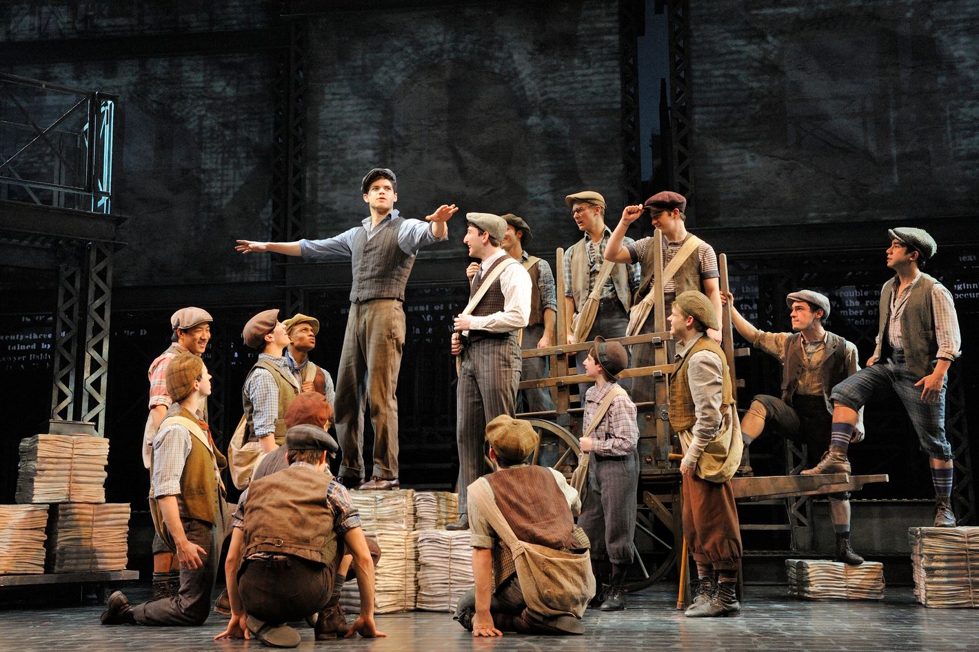 Theater Review Newsies And The Pleasures Of The Gateway Musical