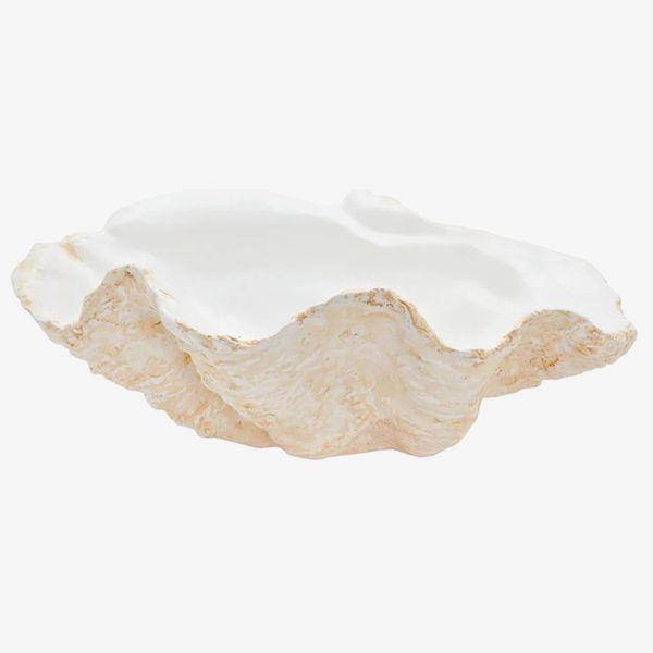 Matilda Goad & Co. Giant Clam Shell in White