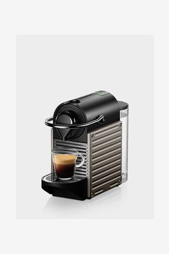 Nespresso Krups Pixie XN304T40 Coffee Machine, Titanium
