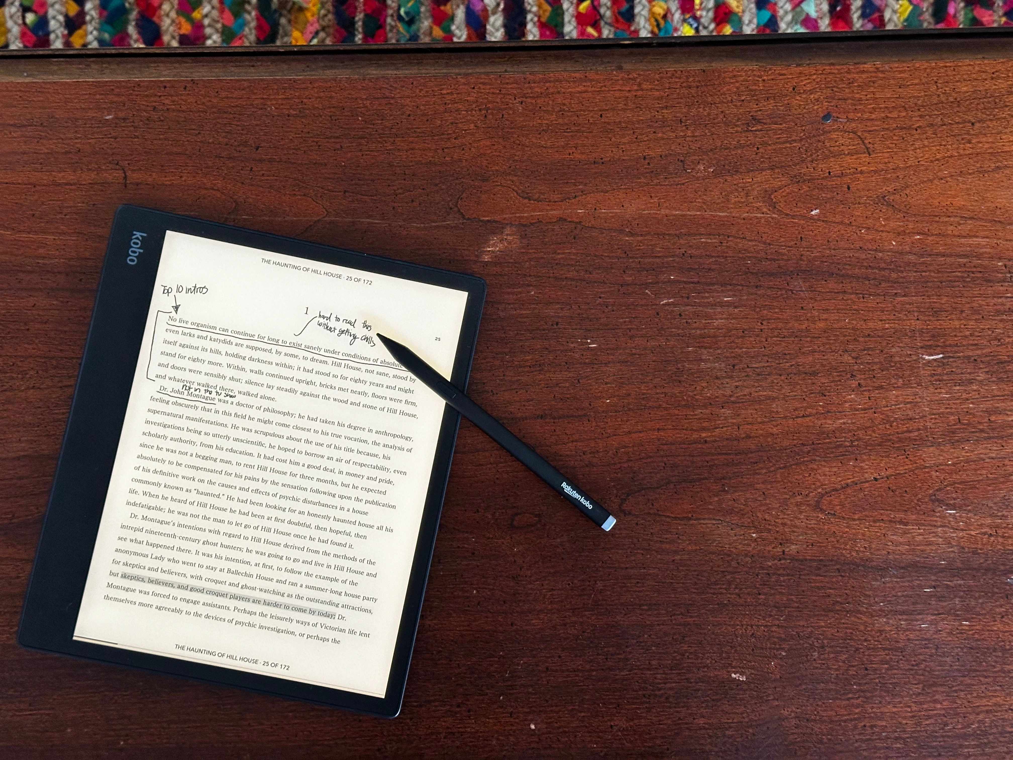 The Kindle Scribe is great, but the Kobo Elipsa 2E is the better  note-taking tablet