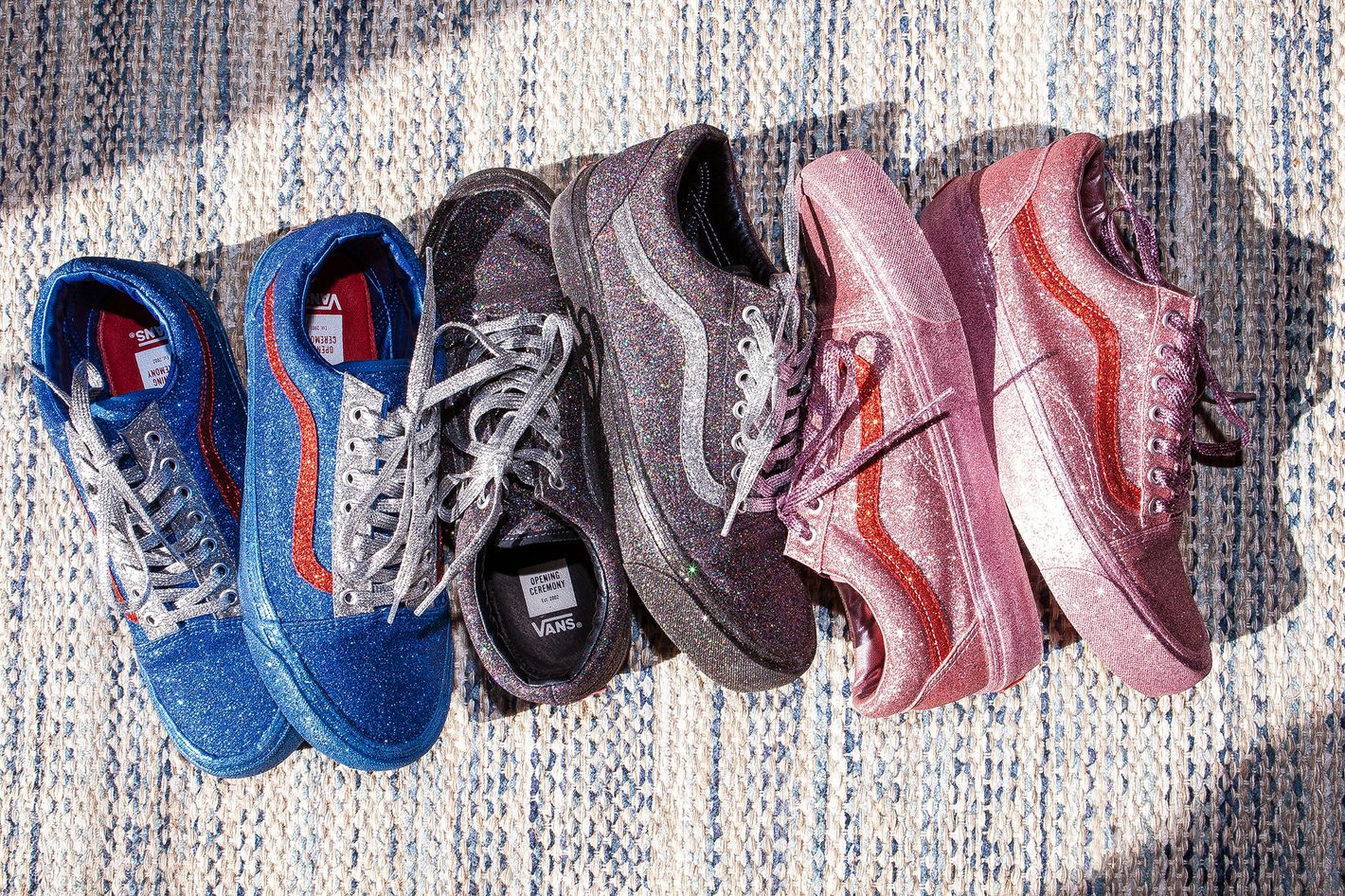 Get Vans the Ceremony: Opening Sneakers Now Glittery New x