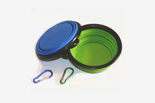 COMSUN Collapsible Dog Bowl, Pack of 2