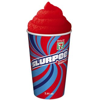 Big Red Slurpee at 7-Eleven - SA Flavor