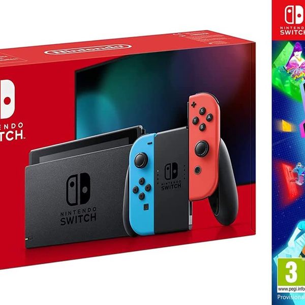 Nintendo Switch (Neon Red/Neon blue) + Just Dance 2022