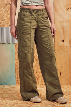 BDG Khaki Y2K Low Rise Cargo Pants