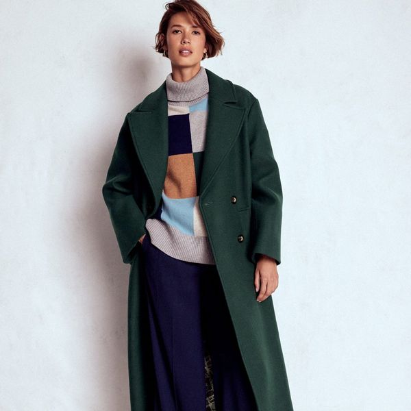 Boden Cocoon Wool Coat