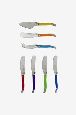 Laguiole French Home Cheese Knife & Spreader Set, 7 Piece
