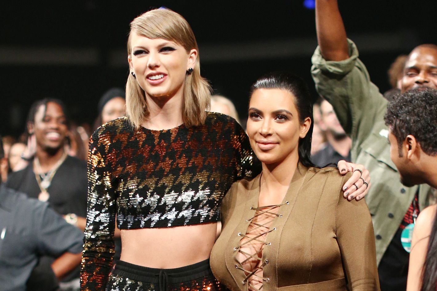 Taylor Swift, Kim Kardashian, and More Celebrities in Clear