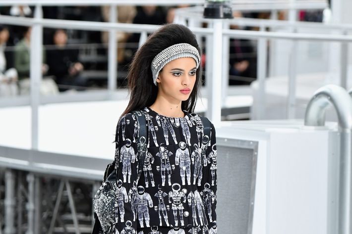 Cara Delevingne's Chanel Fall 2017 Show Supreme Outfit