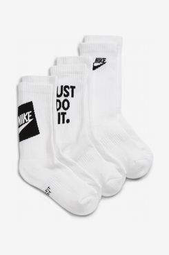 Nike Everyday Cush Assorted 3-Pack Crew Socks (Big Kid)