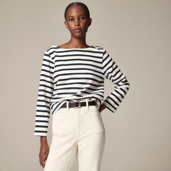 J.Crew Classic Mariner Cloth Boatneck T-shirt