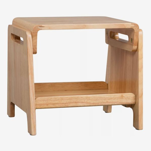 ECR4Kids Sit or Step Stool, Natural