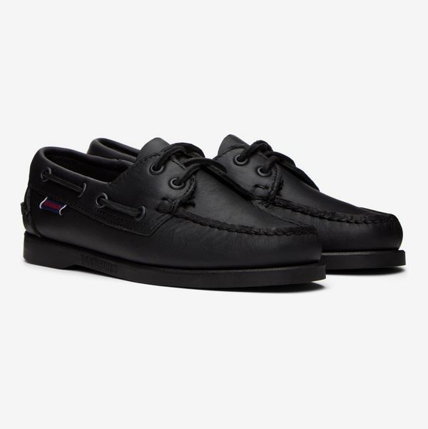 Sebago Black Docksides Oxfords