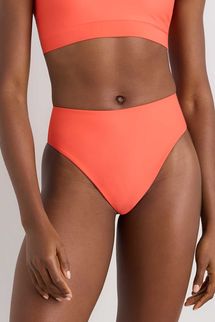 Quince Italian High-Rise High-Leg Bikini Bottom