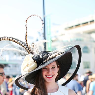 Kentucky Derby Street Style: Peacock Plumage and Bow Ties