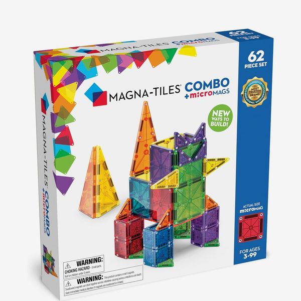 MAGNA-TILES Combo 62-Piece Magnetic Construction Set