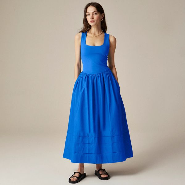 J.Crew Drop-waist Mixy Dress