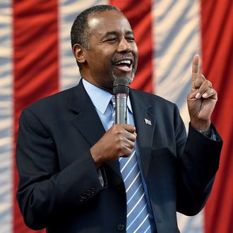 Republican Presidential Candidate Ben Carson Campaigns In Las Vegas Area