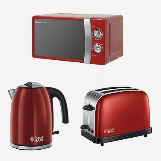Russell Hobbs Microwave with Kettle and 2-Slice Toaster