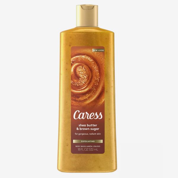 Caress Exfoliating Body Wash Soap Shea Butter & Brown Sugar