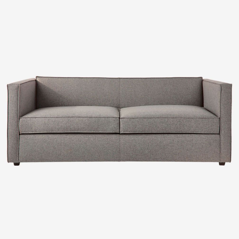 Small Couch for Small Spaces Grey SURFLINE Pull Out Couch Sleeper Sofa Bed Loveseat Sleeper with Memory Foam Mattress Twin Velvet Loveseat Sofa Bed with Storage Pocket and 2 Throw Pillows