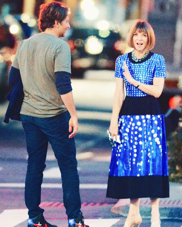 Bradley Cooper and Anna Wintour Talk 