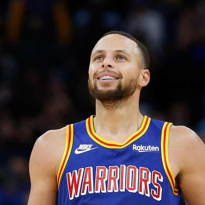 Stephen Curry Performed His Iconic 'Night-Night' Celebration At