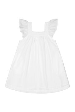 Piyama Girls Harriet Lounge Dress - White Washed Cotton