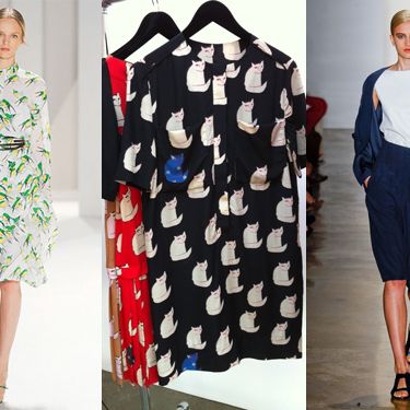 From left: Carolina Herrera; Victoria by Victoria Beckham; Zero + Maria Cornejo.