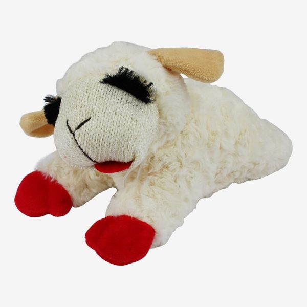 Multipet Lamb Chop Squeaky Plush Dog Toy