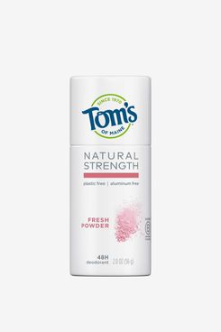 Tom's of Maine Natural Strength Desodorante sin plástico (polvo fresco)