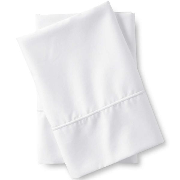 Lands’ End 400-Thread-Count Premium Supima-Cotton Sateen Pillowcases