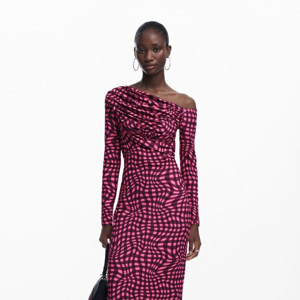 Desigual Psychedelic Check Dress