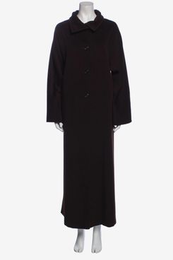 Kabát z umělé kožešiny z panenské vlny Max Mara