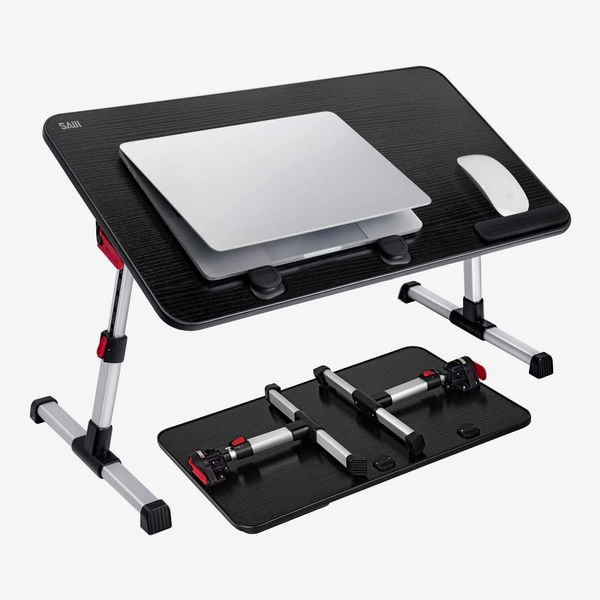 SAIJI Adjustable Laptop Bed Tray Table Stand