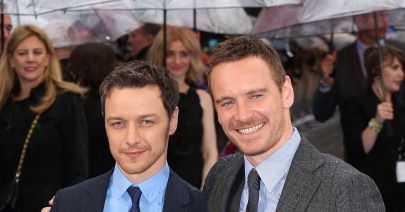 BFFs James McAvoy and Michael Fassbender Brought BB Guns to the X-Men Set