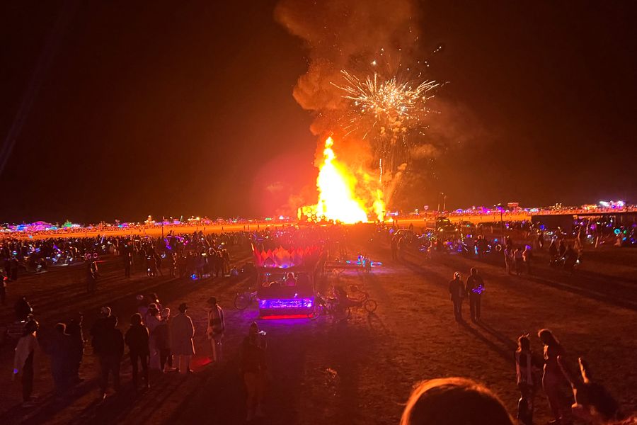 An Oral History of a Muddy Burning Man