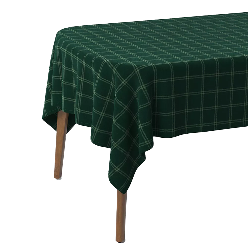 Threshold™ Plaid Tablecloth Green