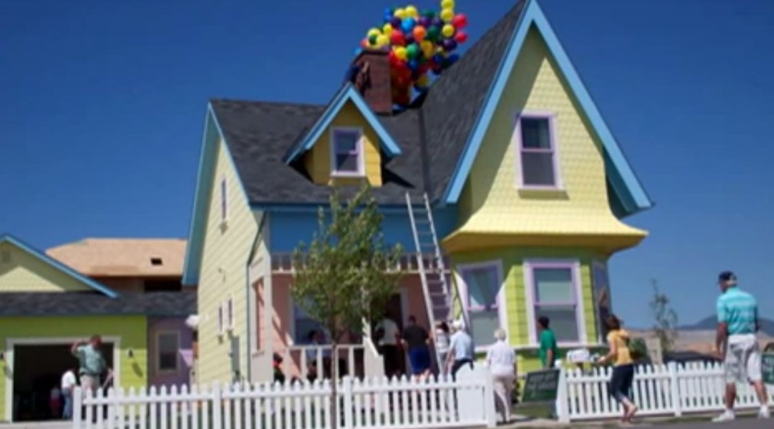 Disney Allows Reproduction of 'Up' House in Utah - The New York Times