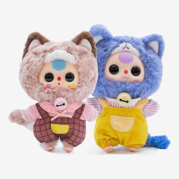 Baby Three Kitten Wardrobe Plush Blind Box Figures