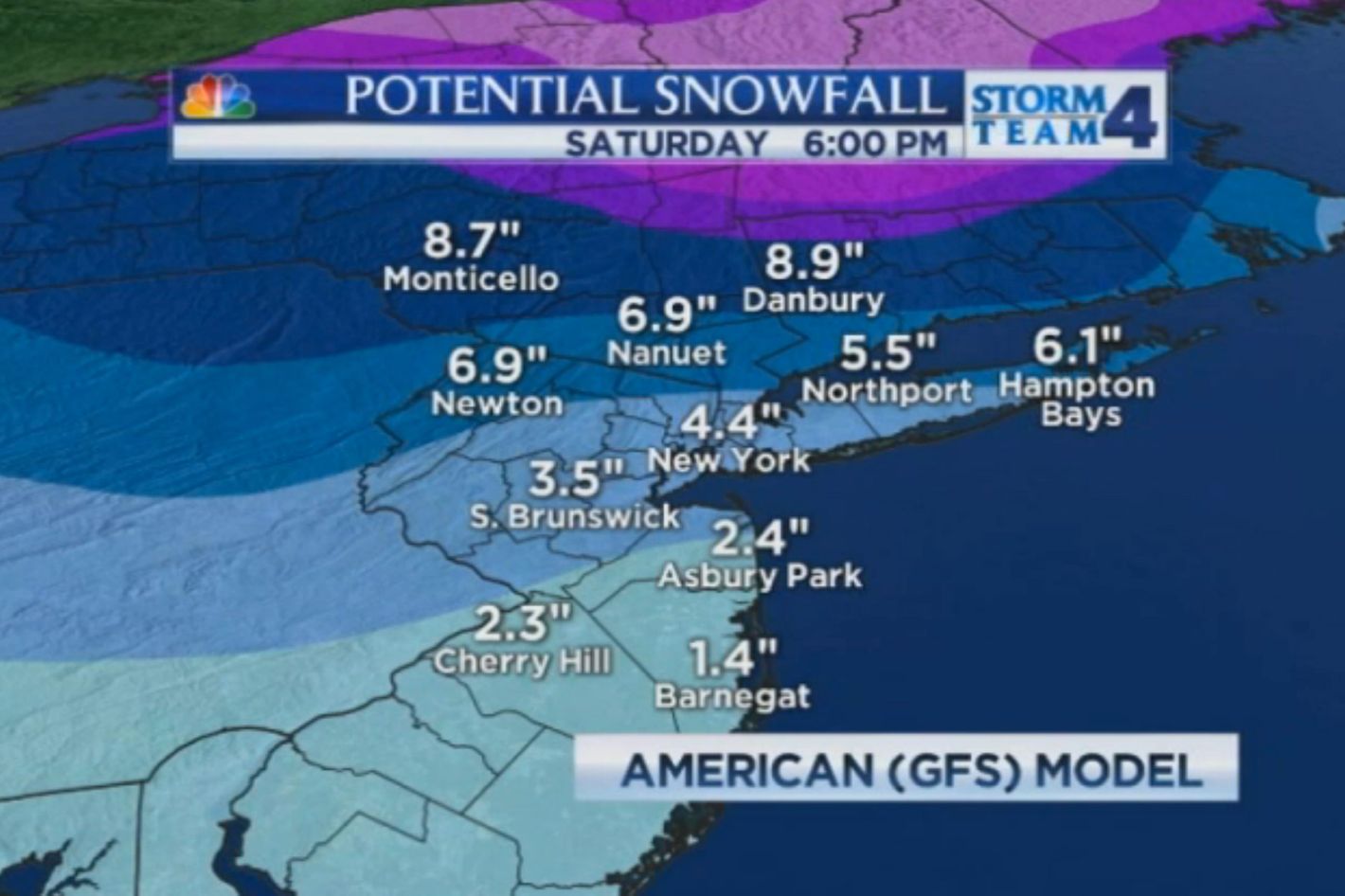 New York City Could Get Anywhere From Zero to 38 Inches of Snow This